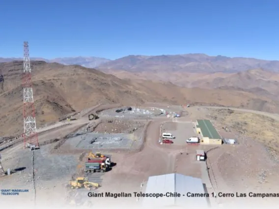 The Chilean mountaintop where the Giant Magellan Telescope will rise, as seen in May 2019.